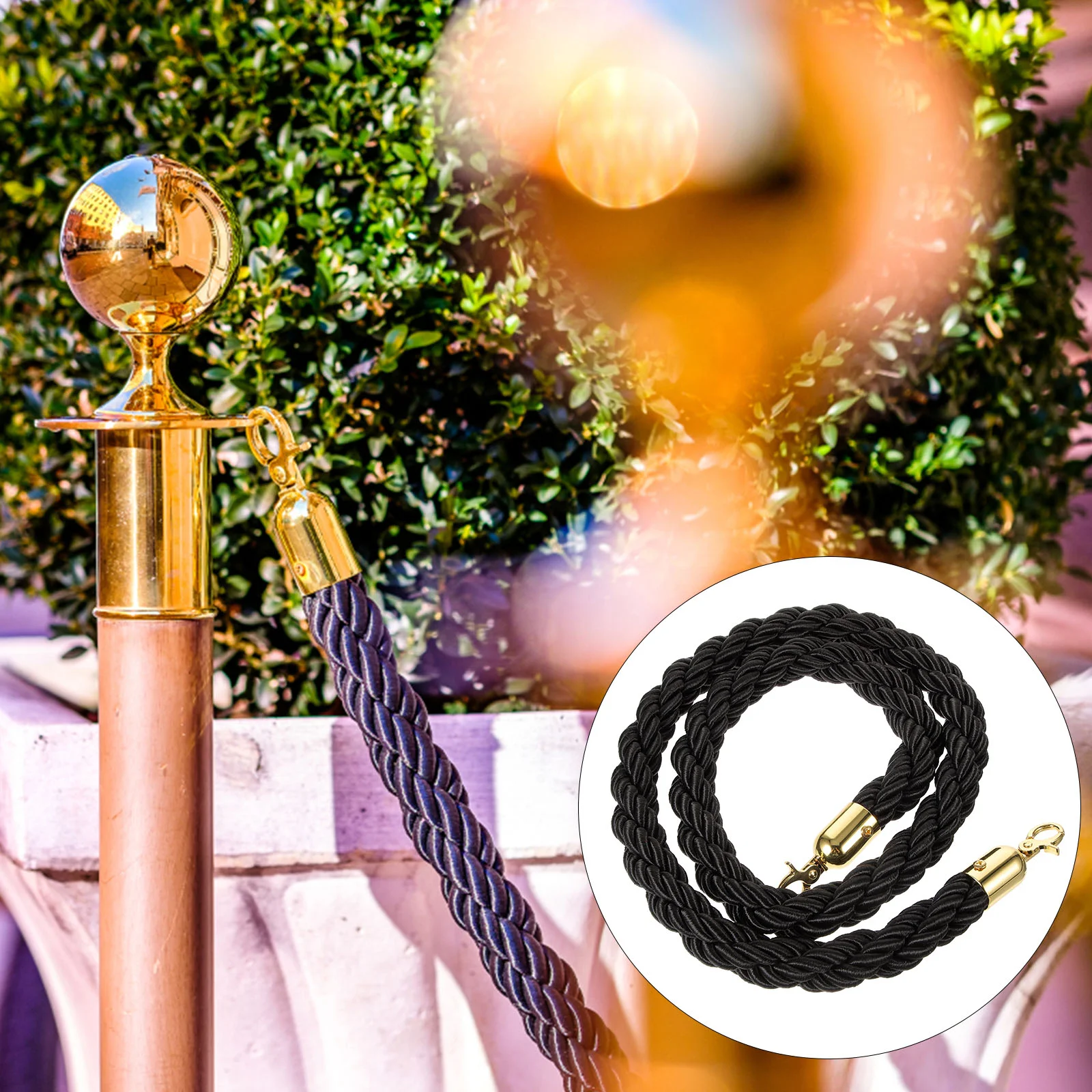 Concierge Post Lanyard Queue Rope Party for Stanchion Crowd Control Barrier Railing with Hooks Stanchions Flax Ropes
Concierge Post Lanyard Queue Rope Party for Stanchion Crowd Control Barrier Railing with Hooks Stanchions Flax Ropes