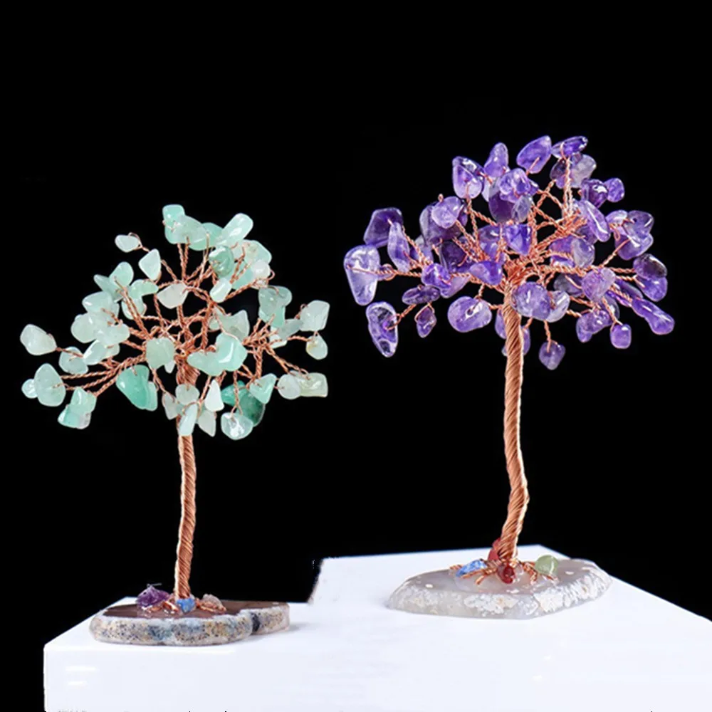 Amethyst Crystal Tree Natural Crystals Base Healing Stones Copper Wire Tree Spiritual Meditation Energy for Room Office Decor
Amethyst Crystal Tree Natural Crystals Base Healing Stones Copper Wire Tree Spiritual Meditation Energy for Room Office Decor