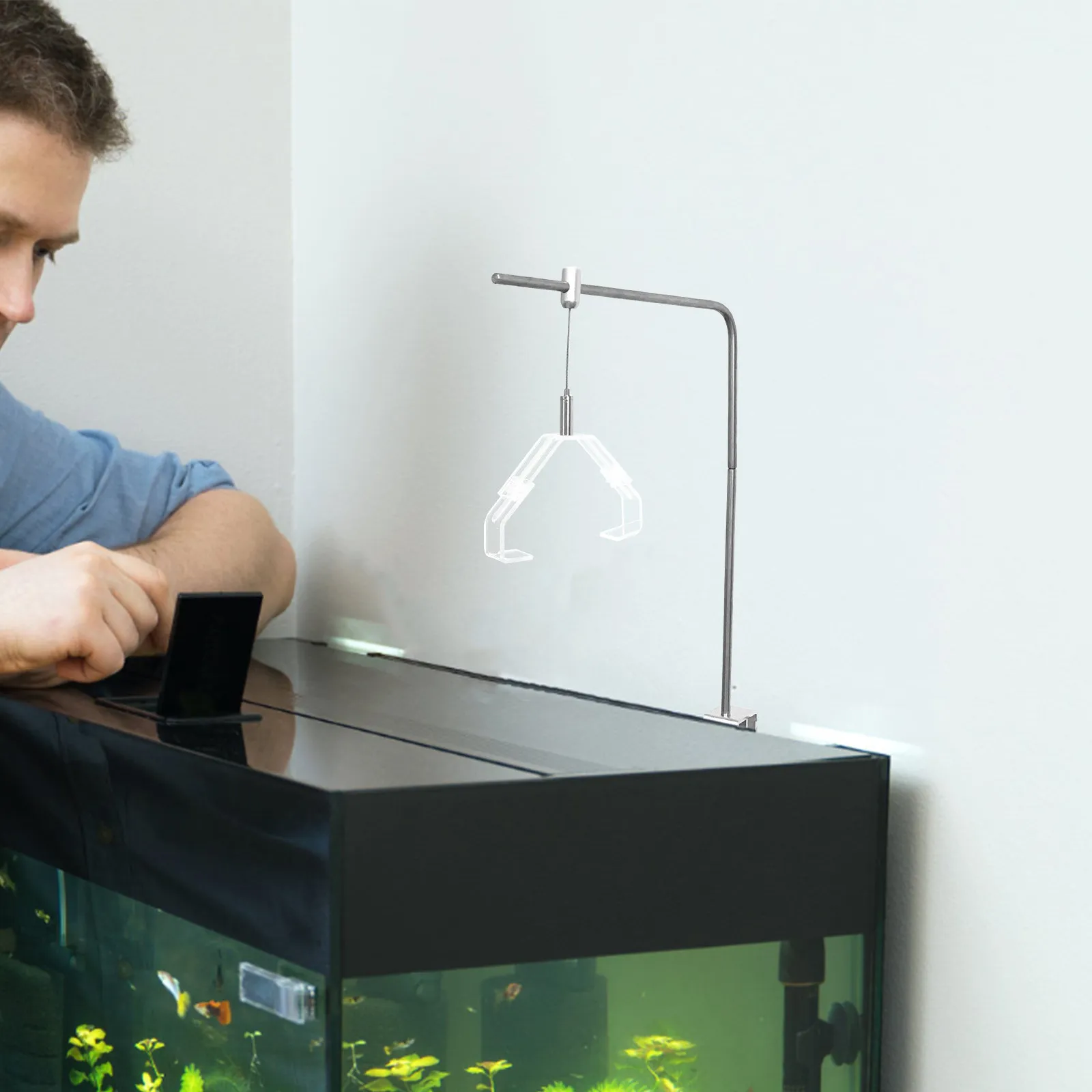 2 Pcs Adjustable Lamp Claw Terrarium Light Hanger Heating Holder Stand Aquarium Fixing Clip
2 Pcs Adjustable Lamp Claw Terrarium Light Hanger Heating Holder Stand Aquarium Fixing Clip