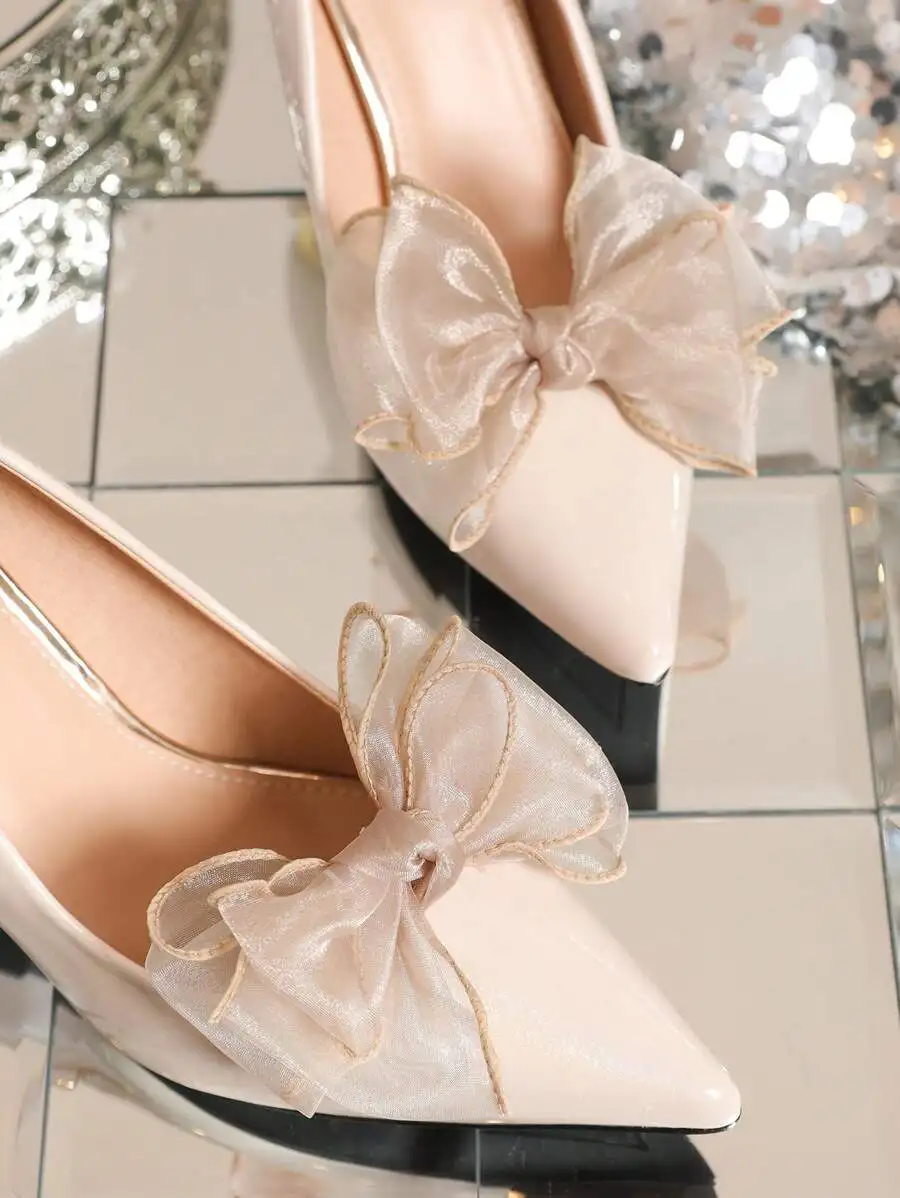 Detachable Bow Shoe Clips For Women Elegant Pumps Accessories
Detachable Bow Shoe Clips For Women Elegant Pumps Accessories