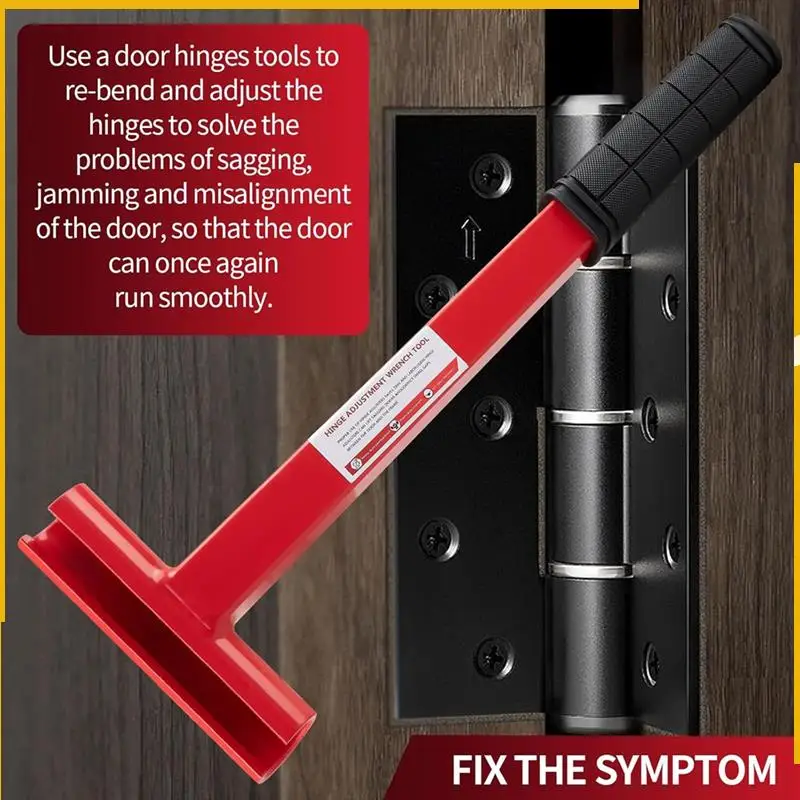 A92P Door Hinge Adjustment Tool - Long Handle Hinge Bender Wrench.134 Gauge For Commercial Door Hinge Wrench With Rubber Grip
A92P Door Hinge Adjustment Tool - Long Handle Hinge Bender Wrench.134 Gauge For Commercial Door Hinge Wrench With Rubber Grip