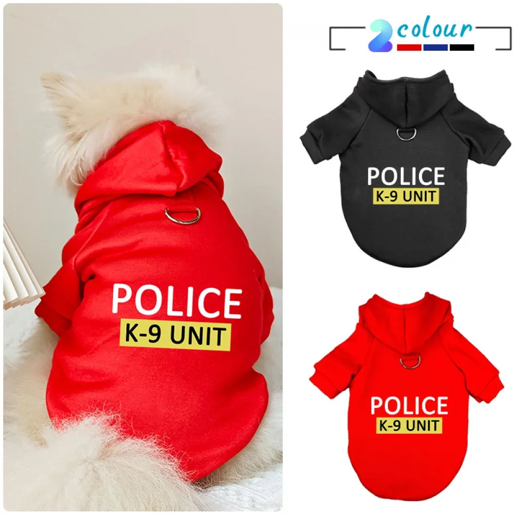 Police Pattern Cat/Dog Warm Traction Hooded Sweatshirt for Small and Medium Dogs Top
Police Pattern Cat/Dog Warm Traction Hooded Sweatshirt for Small and Medium Dogs Top