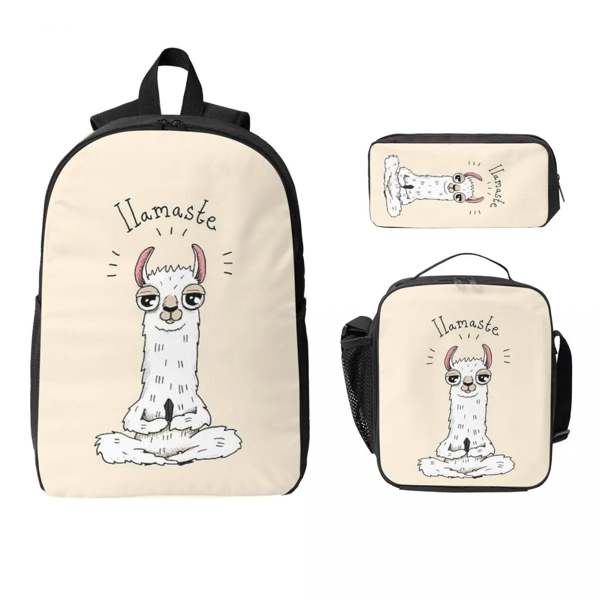 Llama Alpaca Animal Backpack Student Boys Girls BookBag School Bag Laptop Shoulder Bags 3ps Insulated Lunch Bag Pencil Case
Llama Alpaca Animal Backpack Student Boys Girls BookBag School Bag Laptop Shoulder Bags 3ps Insulated Lunch Bag Pencil Case