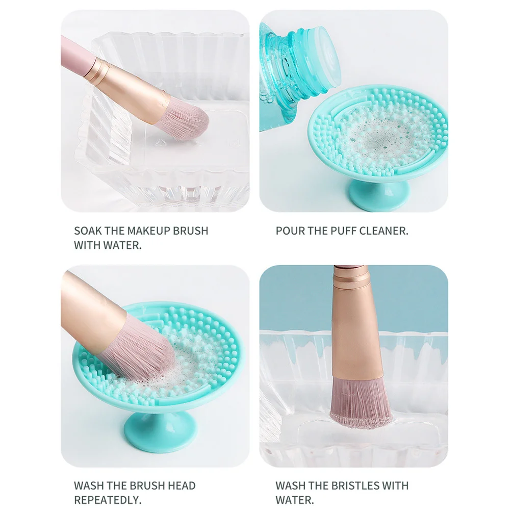 3Pcs Makeup Brush Cleaner Mats Silicone Handheld Makeup Tool Cleaning Pad Remove Grease Dirt Easy Wash Brush Cleaner Cup
3Pcs Makeup Brush Cleaner Mats Silicone Handheld Makeup Tool Cleaning Pad Remove Grease Dirt Easy Wash Brush Cleaner Cup