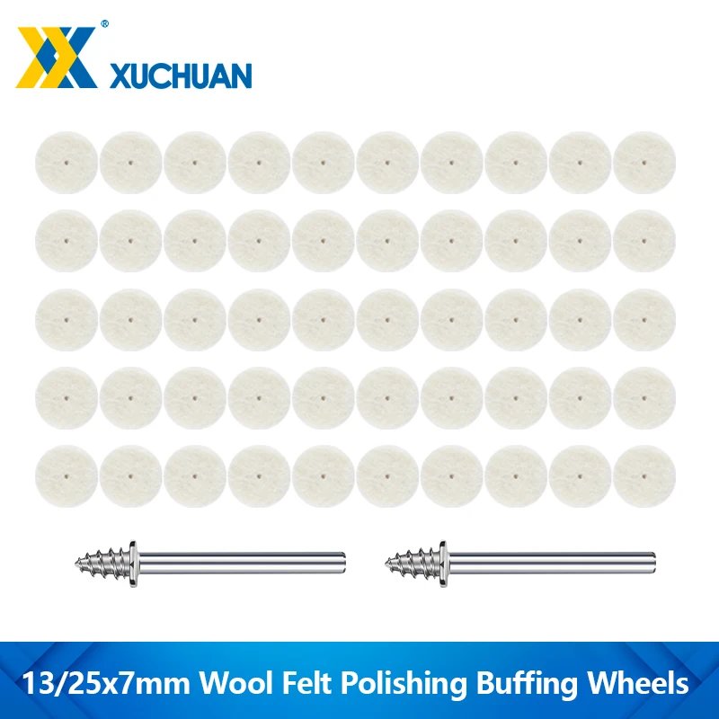 52/105pcs Wool Polishing Wheel Buffing Pads 13/25mm Grinding Wheel Abrasive Disc For Jade Metal Glass Marble Ceramics
52/105pcs Wool Polishing Wheel Buffing Pads 13/25mm Grinding Wheel Abrasive Disc For Jade Metal Glass Marble Ceramics