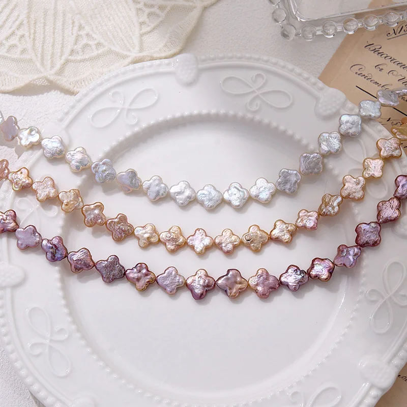 Baroque Natural Freshwater Pearls High Quality Four-leaf Clover Shaped Beads for Jewelry Making DIY Necklace Bracelet Accessorie
Baroque Natural Freshwater Pearls High Quality Four-leaf Clover Shaped Beads for Jewelry Making DIY Necklace Bracelet Accessorie
