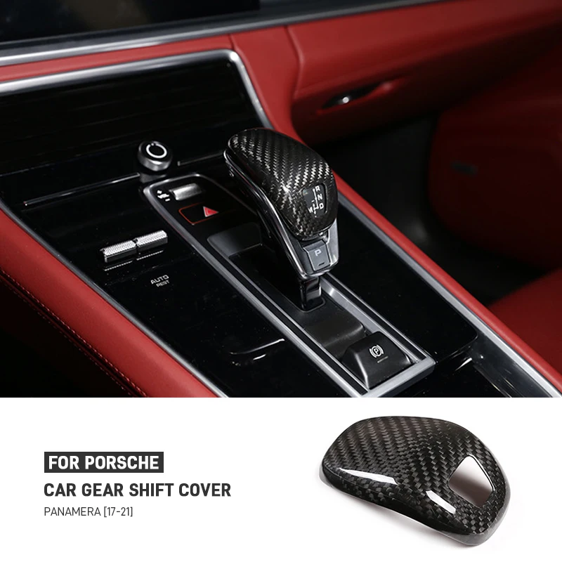 Ручка переключения передач из настоящего углеродного волокна, защитная накладка на головку консоли, аксессуары для интерьера для Porsche Panamera 971 2017-2022
Ручка переключения передач из настоящего углеродного волокна, защитная накладка на головку консоли, аксессуары для интерьера для Porsche Panamera 971 2017-2022