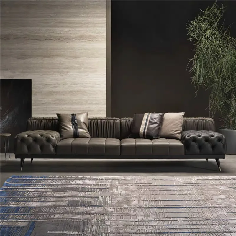 Italian Black Living Room Sofas Aesthetic Oversized Nordic Modern Lounge Office Couch Lazy Loveseat Divano Moderno Furniture
Italian Black Living Room Sofas Aesthetic Oversized Nordic Modern Lounge Office Couch Lazy Loveseat Divano Moderno Furniture
