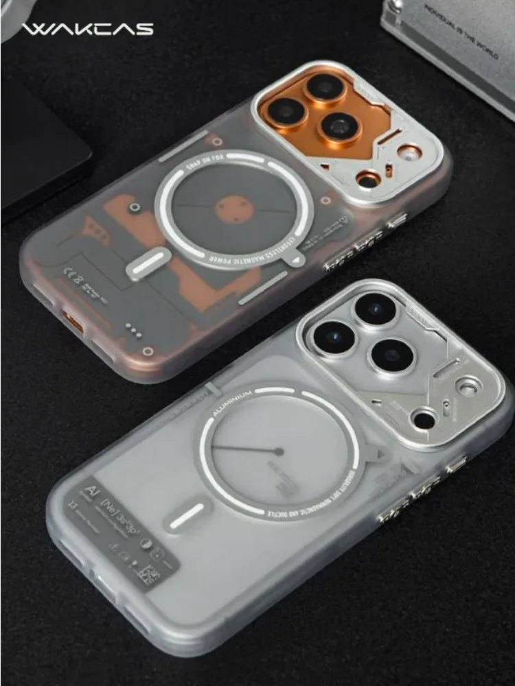 WAKCAS Frosted Cover for iPhone 15/16/17/17 Pro Max Personalized Magnetic Suction Anti-fall Shell Phone MagSafe Protective Case
WAKCAS Frosted Cover for iPhone 15/16/17/17 Pro Max Personalized Magnetic Suction Anti-fall Shell Phone MagSafe Protective Case