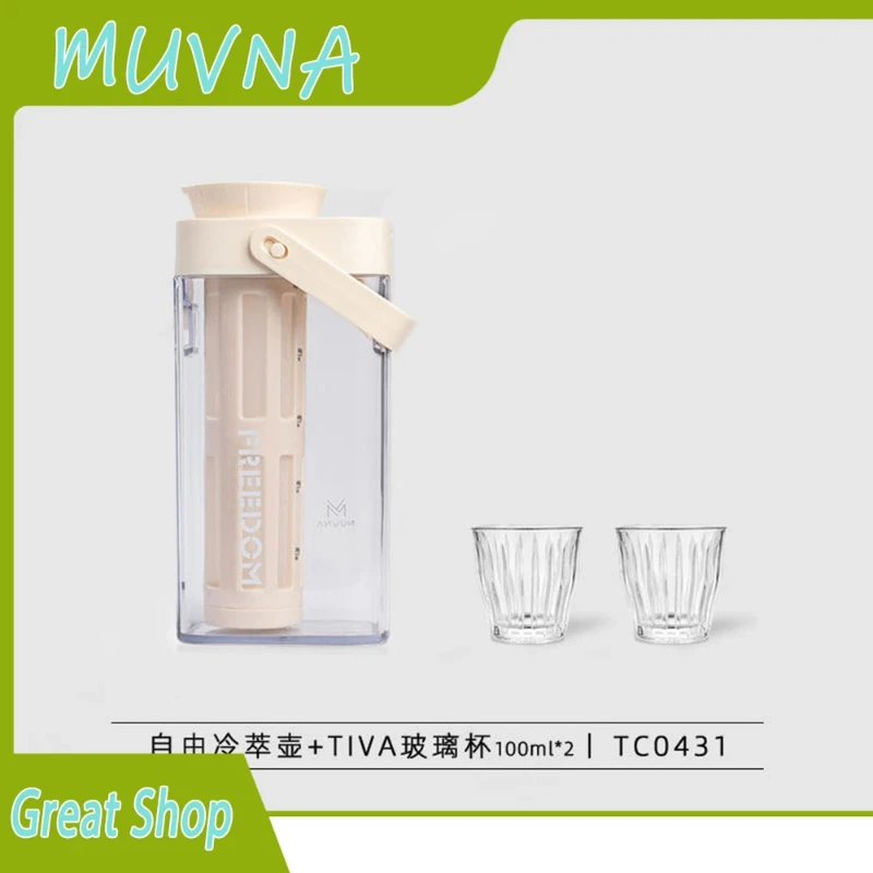 Комплект для холодного заваривания кофе Muvna: портативная бутылка 1000 мл, большая емкость, ручная кофемолка для зерен
Комплект для холодного заваривания кофе Muvna: портативная бутылка 1000 мл, большая емкость, ручная кофемолка для зерен