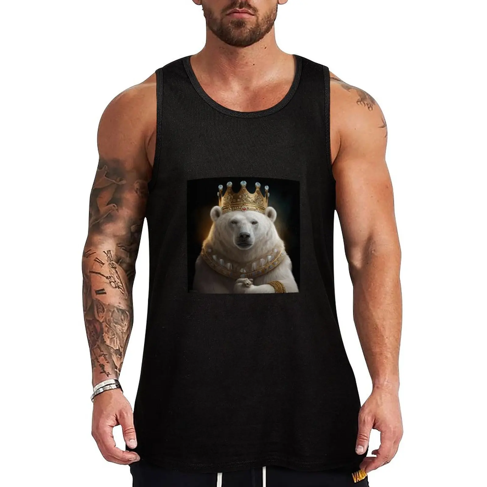 Royal white polar bear Tank Top bodybuilding t shirt fashion 2025 man Vest male
Royal white polar bear Tank Top bodybuilding t shirt fashion 2025 man Vest male