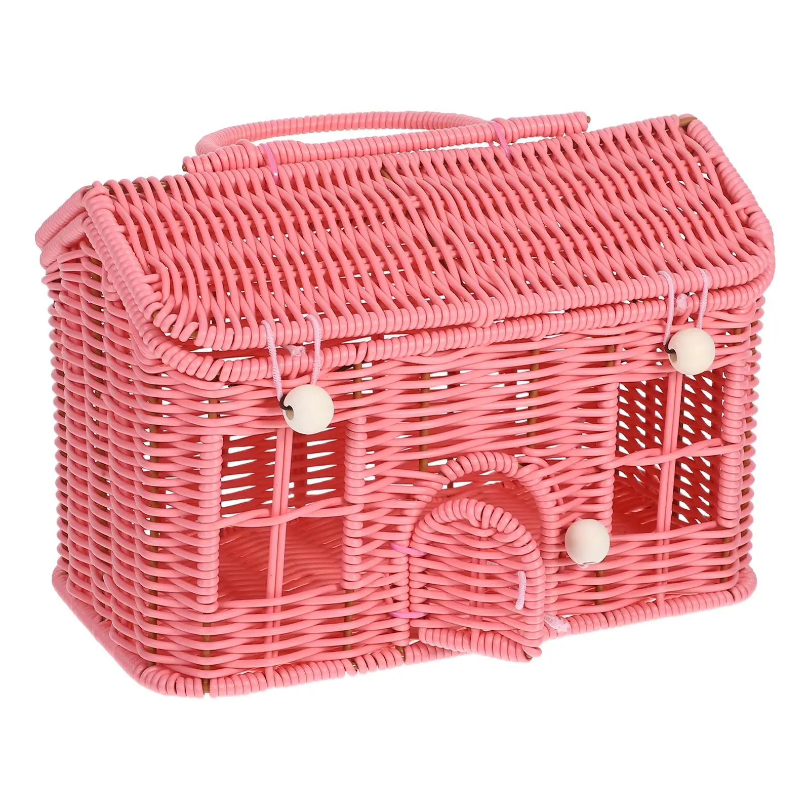 Rattan Picnic Basket Woven Sundries Organizer Shopping Storage for Table with Handle Small Lid Holder
Rattan Picnic Basket Woven Sundries Organizer Shopping Storage for Table with Handle Small Lid Holder