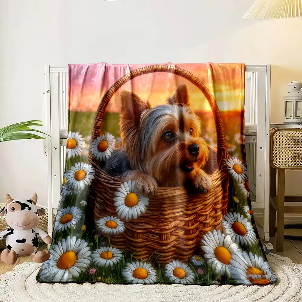 6 Styles Yorkshire Terriers and Flowers in A Basket Print Blanket Home Travel Camping for Adults and Kids Luxury Gifts
6 Styles Yorkshire Terriers and Flowers in A Basket Print Blanket Home Travel Camping for Adults and Kids Luxury Gifts