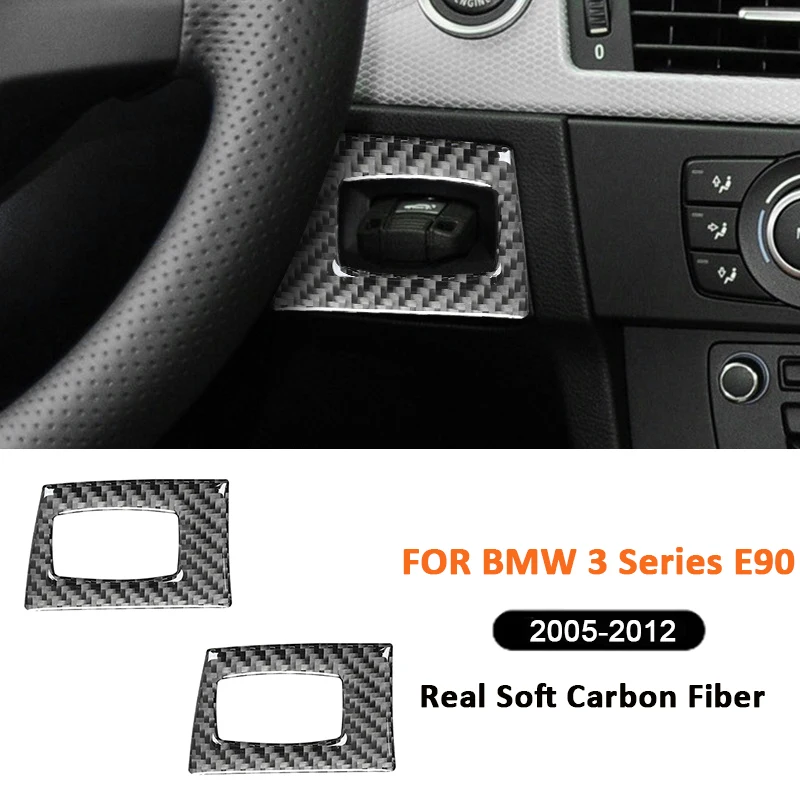 For BMW 3 Series E90 2005-2012 Carbon Fiber Car Keyless ONE-CLICK Engine Ignition Switch Frame Decorative Sticker Interior Parts
For BMW 3 Series E90 2005-2012 Carbon Fiber Car Keyless ONE-CLICK Engine Ignition Switch Frame Decorative Sticker Interior Parts