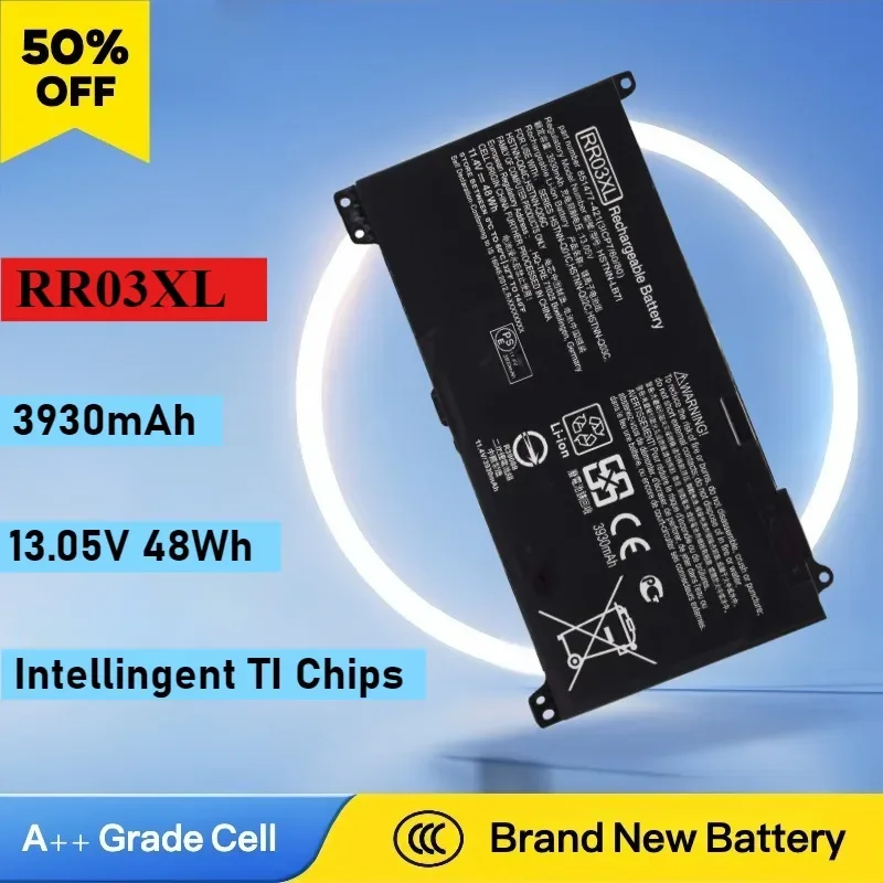 RR03XL 13.05V 3930mAh Brand New RR03XL Laptop Battery For HP ProBook G4 G5 430 440 450 455 470 HSTNN-LB71 HSTNN-PB6W HSTNN-UB7C
RR03XL 13.05V 3930mAh Brand New RR03XL Laptop Battery For HP ProBook G4 G5 430 440 450 455 470 HSTNN-LB71 HSTNN-PB6W HSTNN-UB7C