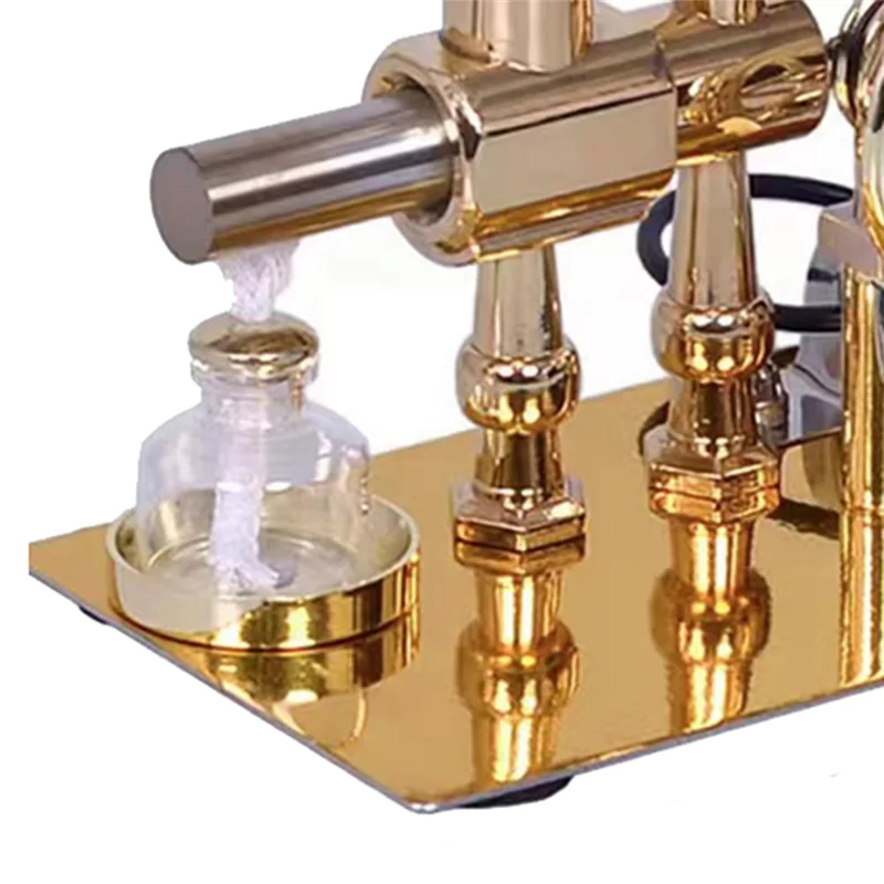 1 Piece Hot Air Stirling Engine Experiment Model Educational Mini Engine Toy Gold
1 Piece Hot Air Stirling Engine Experiment Model Educational Mini Engine Toy Gold