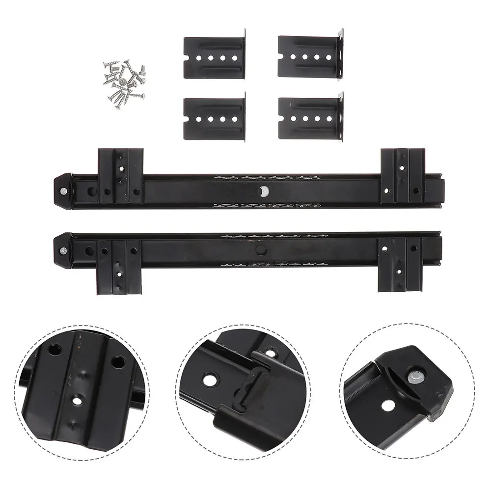 1Pair Keyboard Rails Steel Keyboard Slide Out Tray Side Mount Full Extension Drawer Guides Heavy Duty Rust Proof Drawers
1Pair Keyboard Rails Steel Keyboard Slide Out Tray Side Mount Full Extension Drawer Guides Heavy Duty Rust Proof Drawers