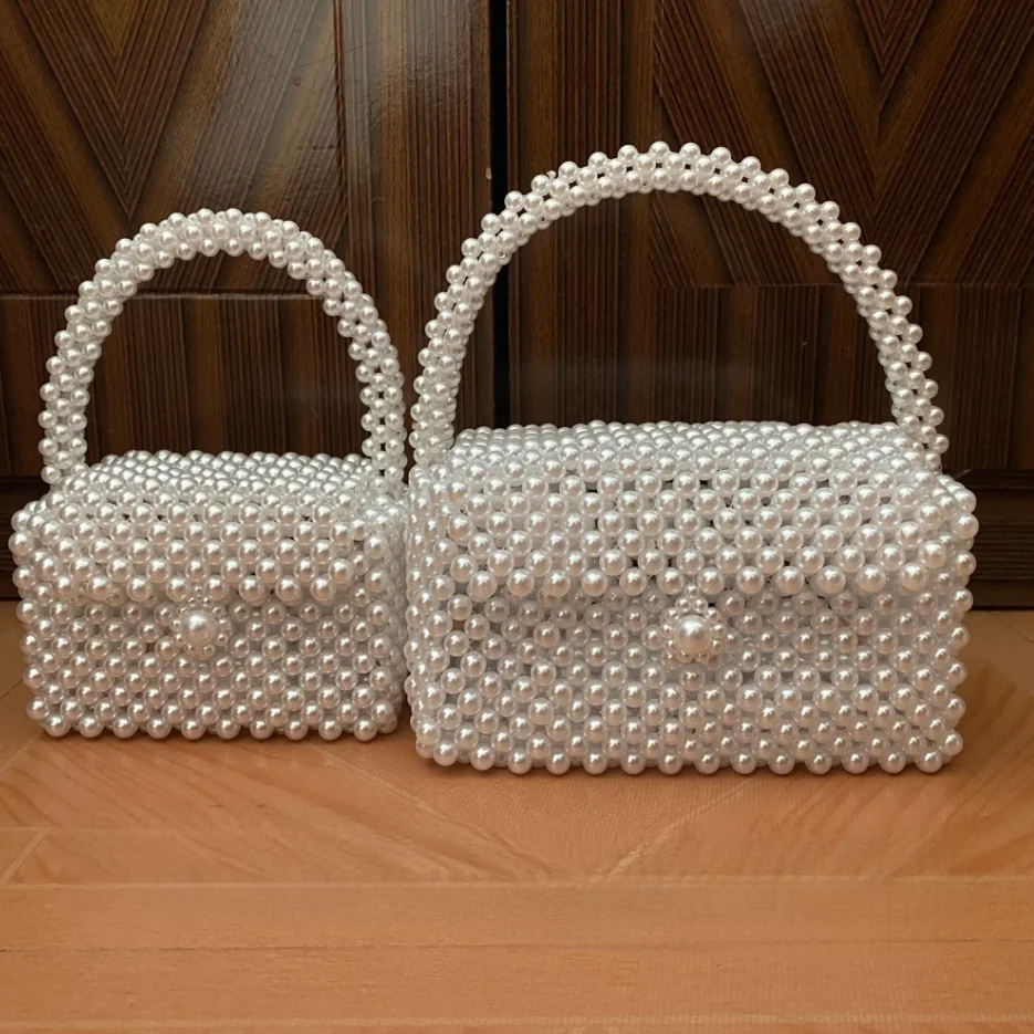 Handmade Woven Beaded Pearl Bags For Women Handbags New Fashion Trend Beach Vacation Phone Clutch Party Bags
Handmade Woven Beaded Pearl Bags For Women Handbags New Fashion Trend Beach Vacation Phone Clutch Party Bags