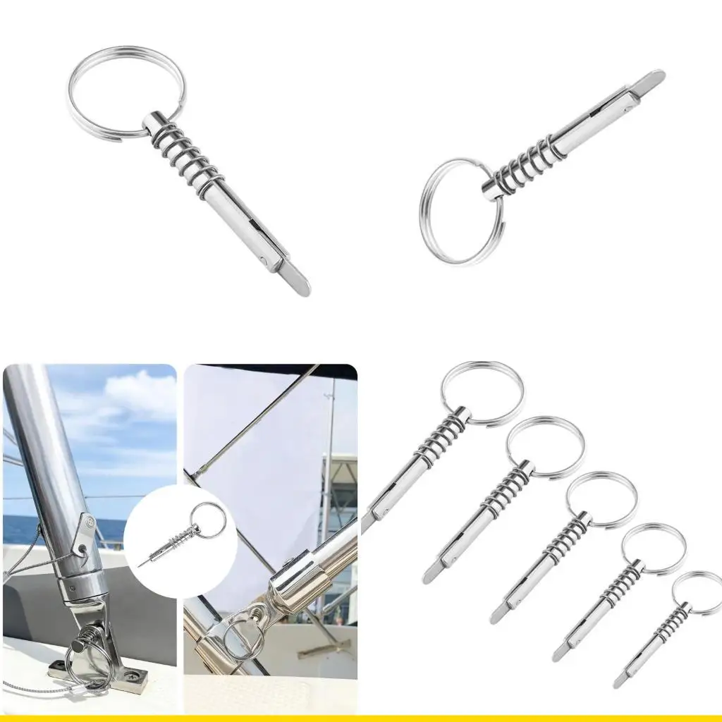 SZCH 316 Stainless Steel Quick Release Safety Pin For Marine Applications And Yacht Accessories High Strength Marine Hardware
SZCH 316 Stainless Steel Quick Release Safety Pin For Marine Applications And Yacht Accessories High Strength Marine Hardware