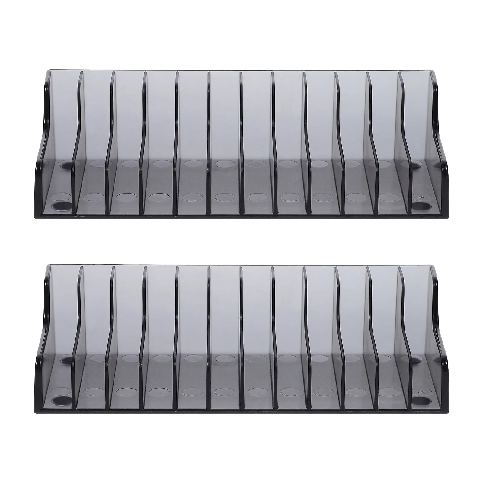 2Pcs Vertical Game Cards Holder Rack ABS Material Multiple Slots Desktop Organizer for Trading Cards Discs Storage Gaming
2Pcs Vertical Game Cards Holder Rack ABS Material Multiple Slots Desktop Organizer for Trading Cards Discs Storage Gaming