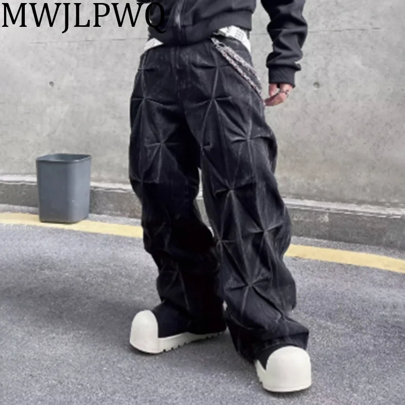 MWJLPWQ Pleated Y2K Wide leg Jeans High Street Niche Design Loose Straight Trousers 2025 Autumn New Trend Casual Bottom 010438
MWJLPWQ Pleated Y2K Wide leg Jeans High Street Niche Design Loose Straight Trousers 2025 Autumn New Trend Casual Bottom 010438