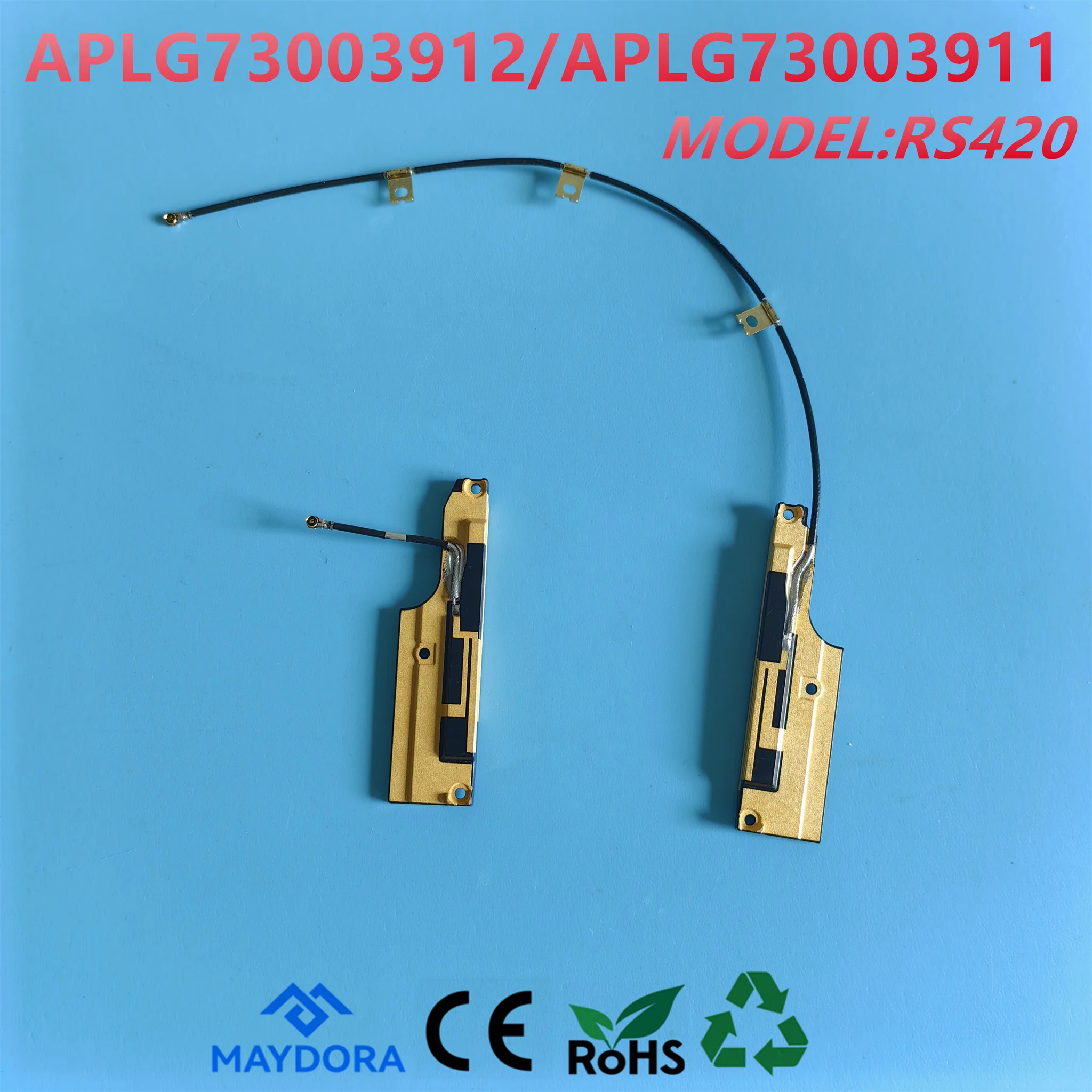 НОВАЯ антенна ORG для ноутбука WLAN WiFi6e для серии BRS420 PN APLG 73003911 И APLG 73003912
НОВАЯ антенна ORG для ноутбука WLAN WiFi6e для серии BRS420 PN APLG 73003911 И APLG 73003912