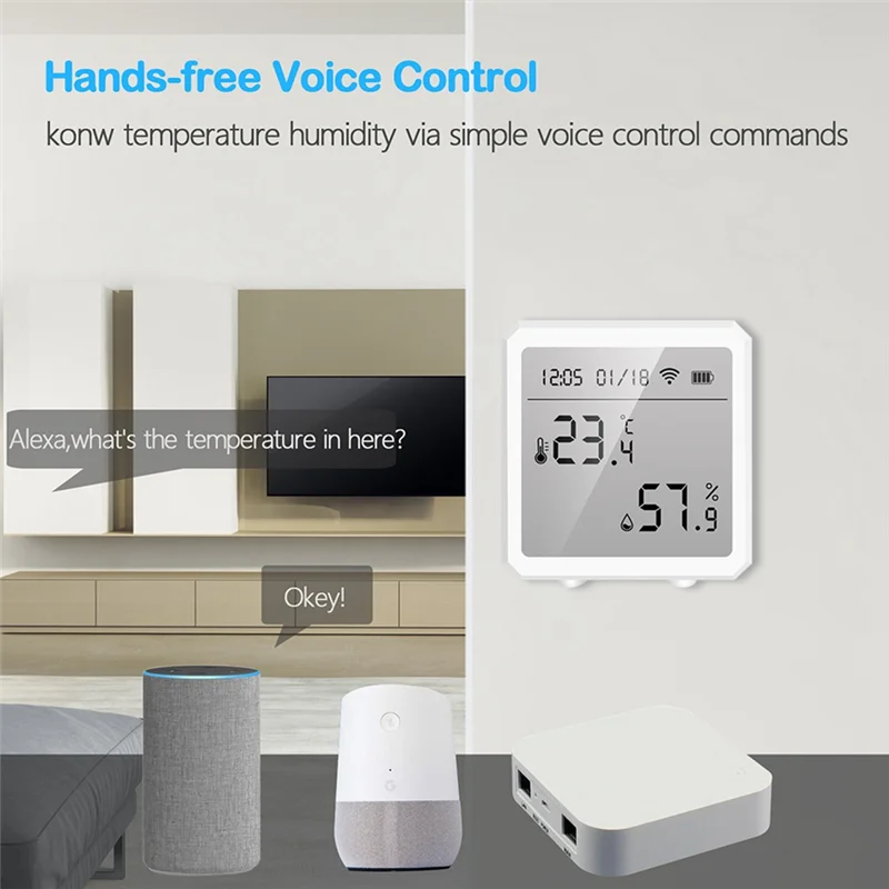 A42Z-Tuya WIFI Датчик температуры и влажности Smart Link Tuya Многофункциональный датчик температуры и влажности
A42Z-Tuya WIFI Датчик температуры и влажности Smart Link Tuya Многофункциональный датчик температуры и влажности