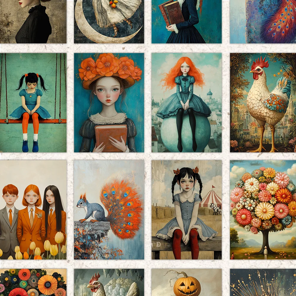 32pcs,collage of childlike fun Postcards, decoration/greeting cards/postcards, high-precision printing, collectible and mailable
32pcs,collage of childlike fun Postcards, decoration/greeting cards/postcards, high-precision printing, collectible and mailable