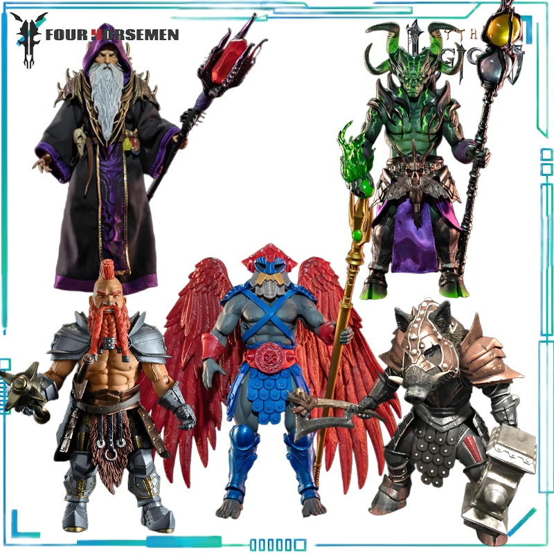 Four Horsemen Studios Genuine Mythic Legions Series Pole,Dwarf Togyun Refen,Wild Boar Warrior,Wizard Alizak,Devil Asha Hazar
Four Horsemen Studios Genuine Mythic Legions Series Pole,Dwarf Togyun Refen,Wild Boar Warrior,Wizard Alizak,Devil Asha Hazar