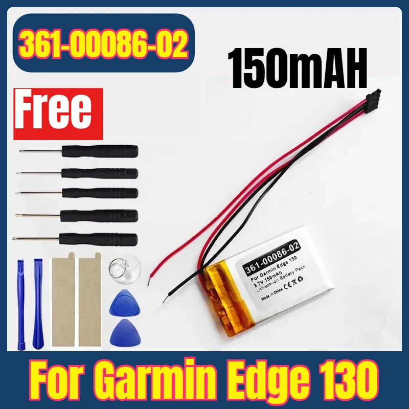 361-00086-02 GPS Watches Batteries 3.7V/150mAh for Garmin Edge 130 3LA037240 + Free Tools
361-00086-02 GPS Watches Batteries 3.7V/150mAh for Garmin Edge 130 3LA037240 + Free Tools
