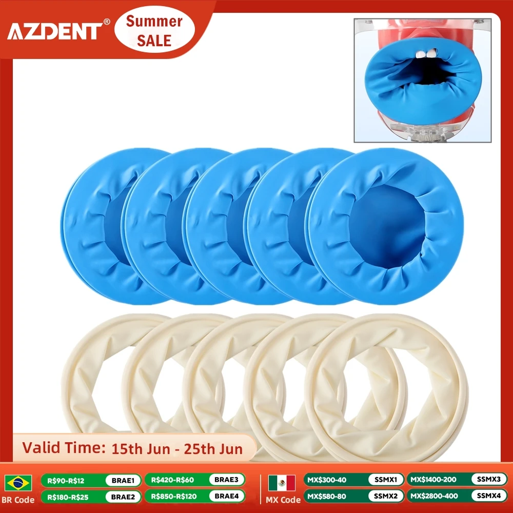 10PCS AZDENT Dental Disposable Rubber Sterile Mouth Opener Oral Cheek Expander Retractor O Type Rubber Retractor Dentistry Tool
10PCS AZDENT Dental Disposable Rubber Sterile Mouth Opener Oral Cheek Expander Retractor O Type Rubber Retractor Dentistry Tool