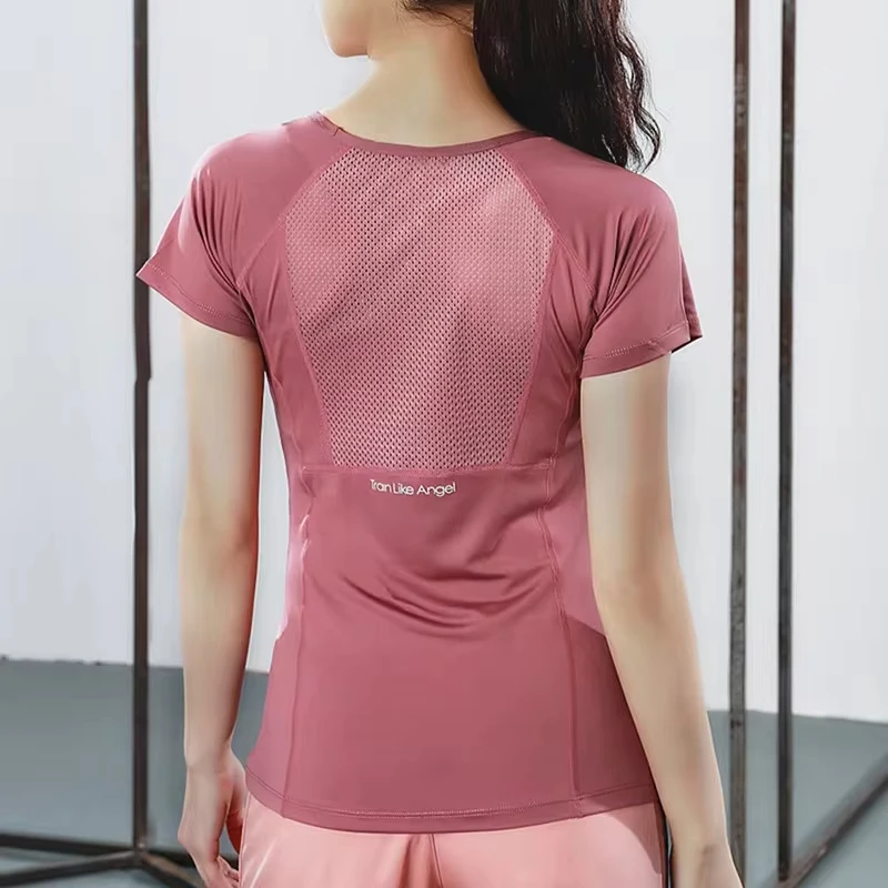 Women Summer T Shirts Slim Fit For Sports Fitness Yoga Short Sleeve Yoga Top Mesh Womens Gym Shirt Sport Wear Workout top
Women Summer T Shirts Slim Fit For Sports Fitness Yoga Short Sleeve Yoga Top Mesh Womens Gym Shirt Sport Wear Workout top