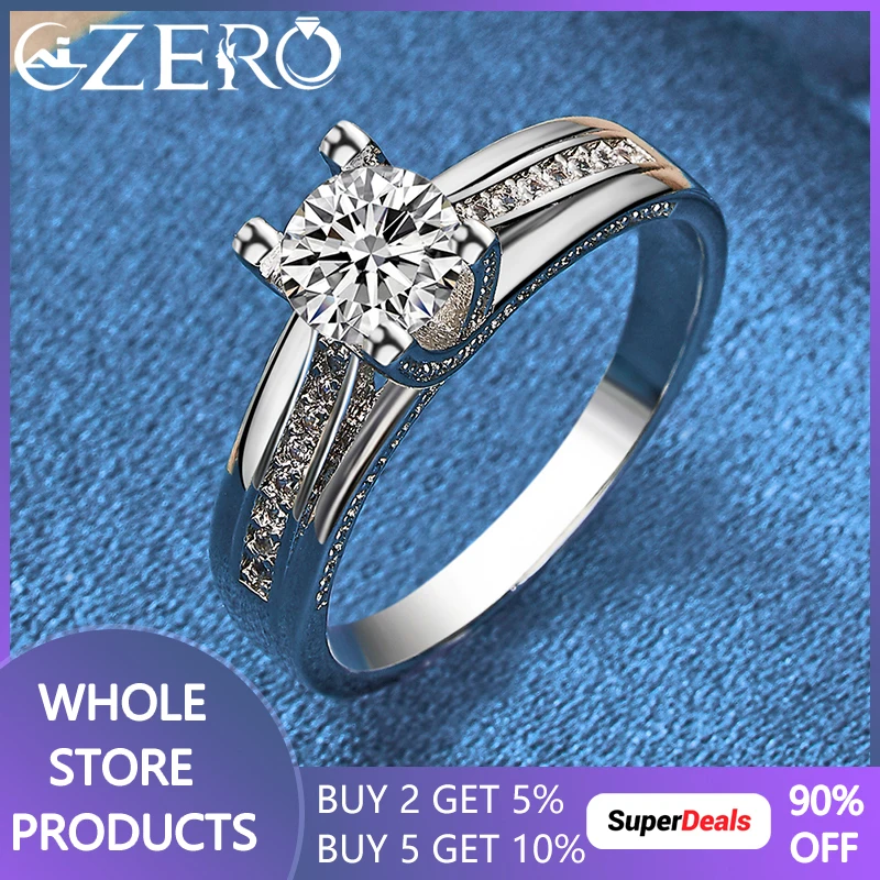 Hot Charm 925 Sterling Silver Crystal Zircon Ring 7-10 Size For Noble Women Luxury Wedding Band Jewelry Accessories Fashion Gift
Hot Charm 925 Sterling Silver Crystal Zircon Ring 7-10 Size For Noble Women Luxury Wedding Band Jewelry Accessories Fashion Gift