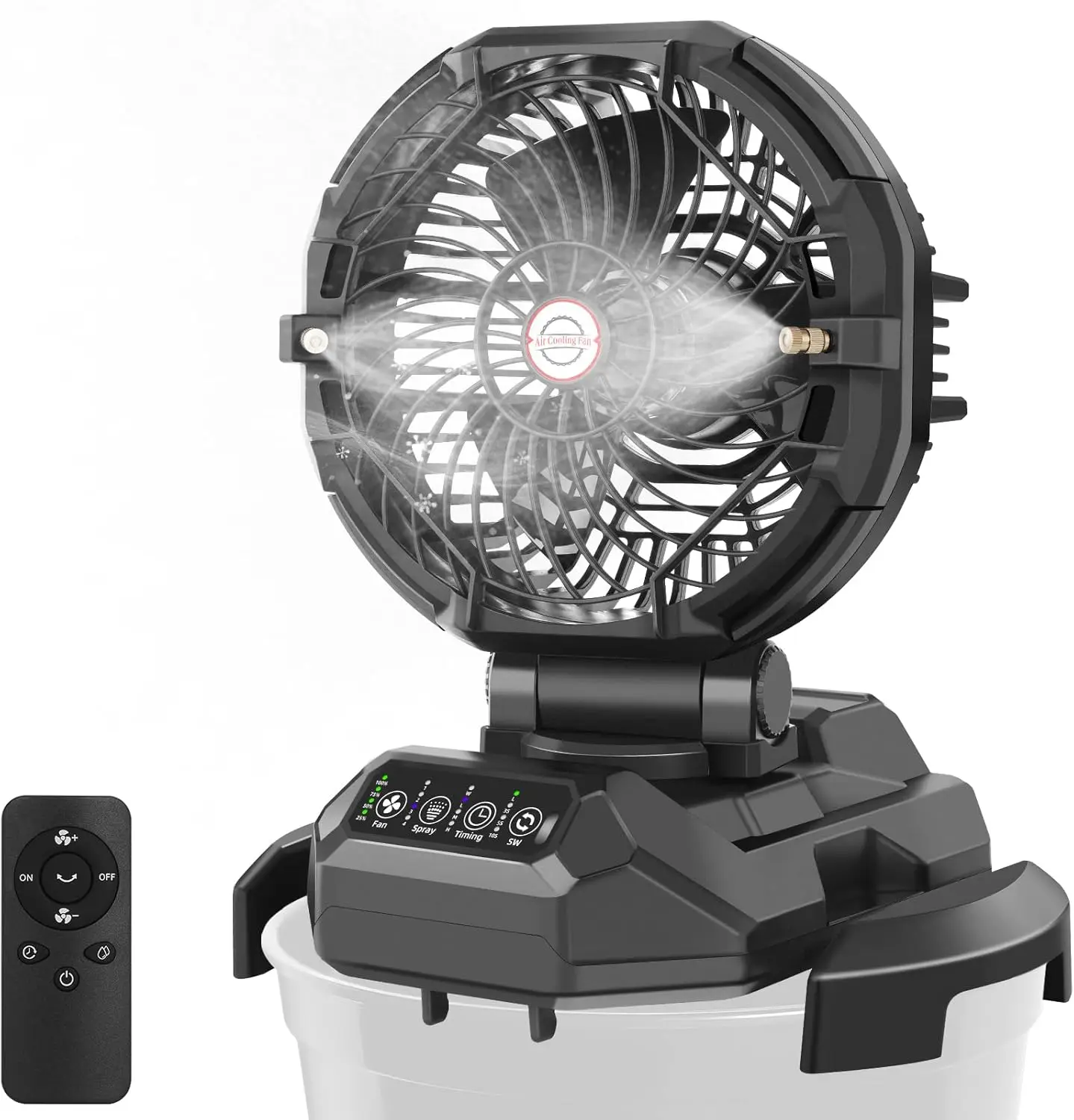 Portable Misting Fan with 30,000mAh Battery, 4 Speeds & Misting Levels for Outdoor Cooling on Patio or Camping
Portable Misting Fan with 30,000mAh Battery, 4 Speeds & Misting Levels for Outdoor Cooling on Patio or Camping