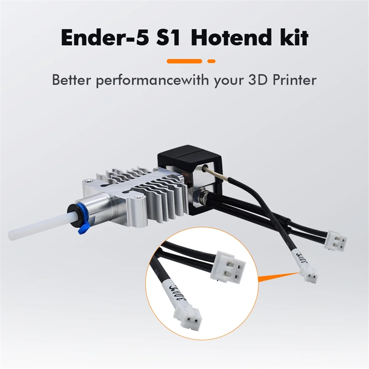 Hot sale NEW -5 S1 Hotend Kit Titanium Copper Throat Heater Block Silicone Cover -5 S1 3D Printer Parts
Hot sale NEW -5 S1 Hotend Kit Titanium Copper Throat Heater Block Silicone Cover -5 S1 3D Printer Parts
