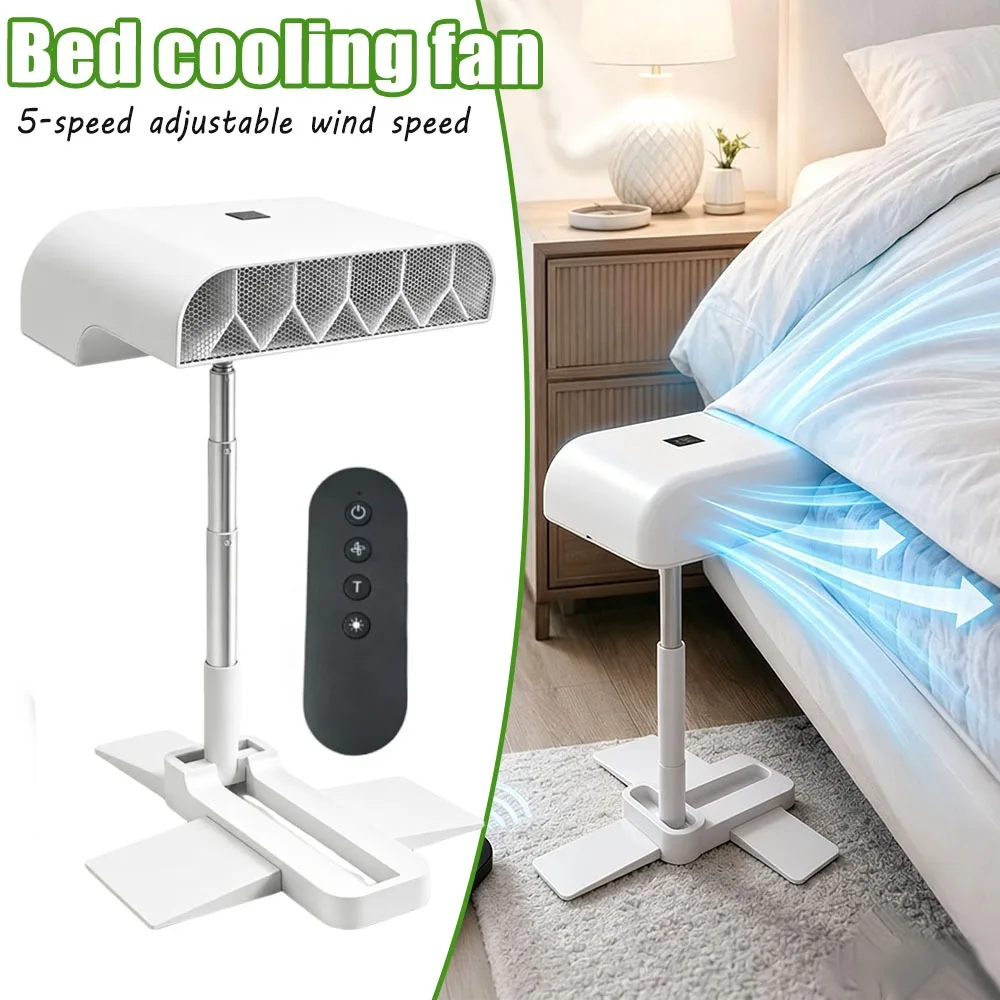 Under Sheet Cooling Fan Bed Circulator 5 Speed Remote Rechargeable Bedding Cooler For Hot Sleepers Summer Comfort Sleep Cool
Under Sheet Cooling Fan Bed Circulator 5 Speed Remote Rechargeable Bedding Cooler For Hot Sleepers Summer Comfort Sleep Cool