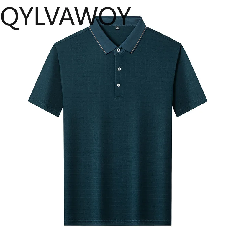 QYLVAWOY 100% Mulberry Silk Men's Polo Shirts Lapel T Shirts for Man Short Sleeve T Shirt High-end Shirt New Casual Summer Tops
QYLVAWOY 100% Mulberry Silk Men's Polo Shirts Lapel T Shirts for Man Short Sleeve T Shirt High-end Shirt New Casual Summer Tops