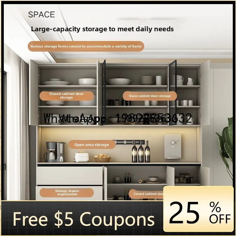 F2 Modern Minimalist Sideboard Cabinet Wall-Mounted Integrated Tea Cabinet Home Living Room Wine Cabinet
F2 Modern Minimalist Sideboard Cabinet Wall-Mounted Integrated Tea Cabinet Home Living Room Wine Cabinet