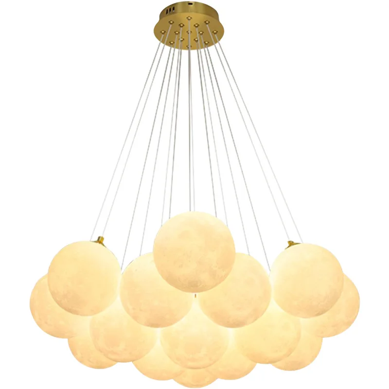 Bubble ball hanging moon living room light creative magic bean glass French cream wind light luxury bedroom
Bubble ball hanging moon living room light creative magic bean glass French cream wind light luxury bedroom