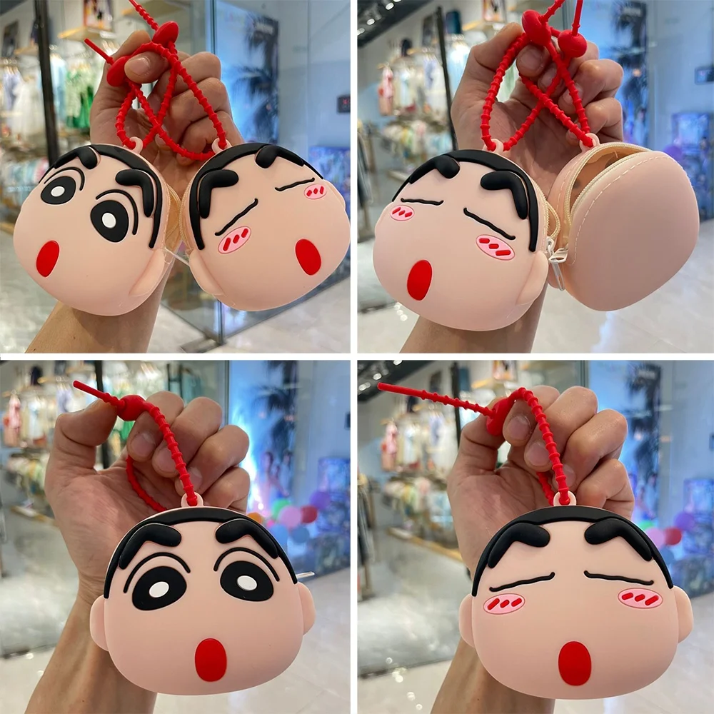 Anime Crayon Shin-Chan Coin Purse Keychain Cartoon Multi-Purpose Storage Bag For Headphone Data Cable Lipstick Storage Girl Gift
Anime Crayon Shin-Chan Coin Purse Keychain Cartoon Multi-Purpose Storage Bag For Headphone Data Cable Lipstick Storage Girl Gift