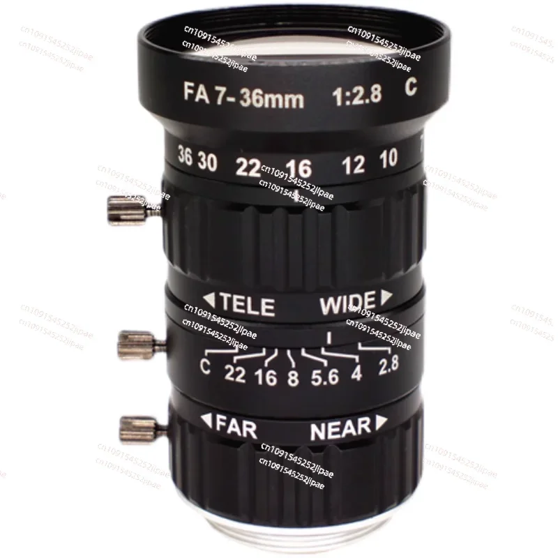 Industrial Zoom Lens 7-36mm 6 Million 1/1.8 Inch C-port Low Distortion Machine Vision FA Zoom Lens
Industrial Zoom Lens 7-36mm 6 Million 1/1.8 Inch C-port Low Distortion Machine Vision FA Zoom Lens