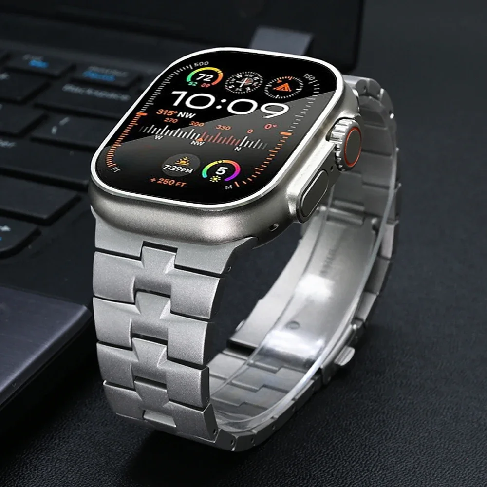Stainless Steel Band for Apple Watch Ultra 2 49mm Bracelet 42mm 44mm 45mm Strap For iWatch Series 9 8 7 6 5 SE Butterfly Buckle
Stainless Steel Band for Apple Watch Ultra 2 49mm Bracelet 42mm 44mm 45mm Strap For iWatch Series 9 8 7 6 5 SE Butterfly Buckle