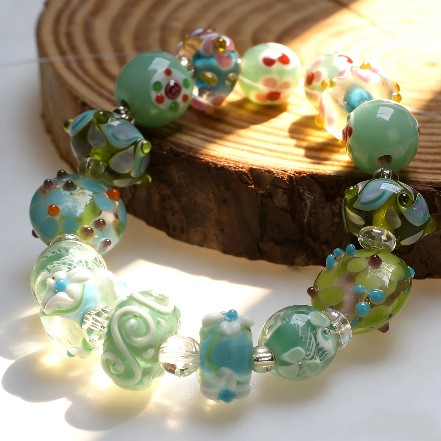Светло-зеленый 08 1 комплект! Романтические стеклянные бусины лэмпворк ручной работы для очаровательных браслетов/ожерелья своими руками, аксессуары для изготовления ювелирных изделий!
Светло-зеленый 08 1 комплект! Романтические стеклянные бусины лэмпворк ручной работы для очаровательных браслетов/ожерелья своими руками, аксессуары для изготовления ювелирных изделий!