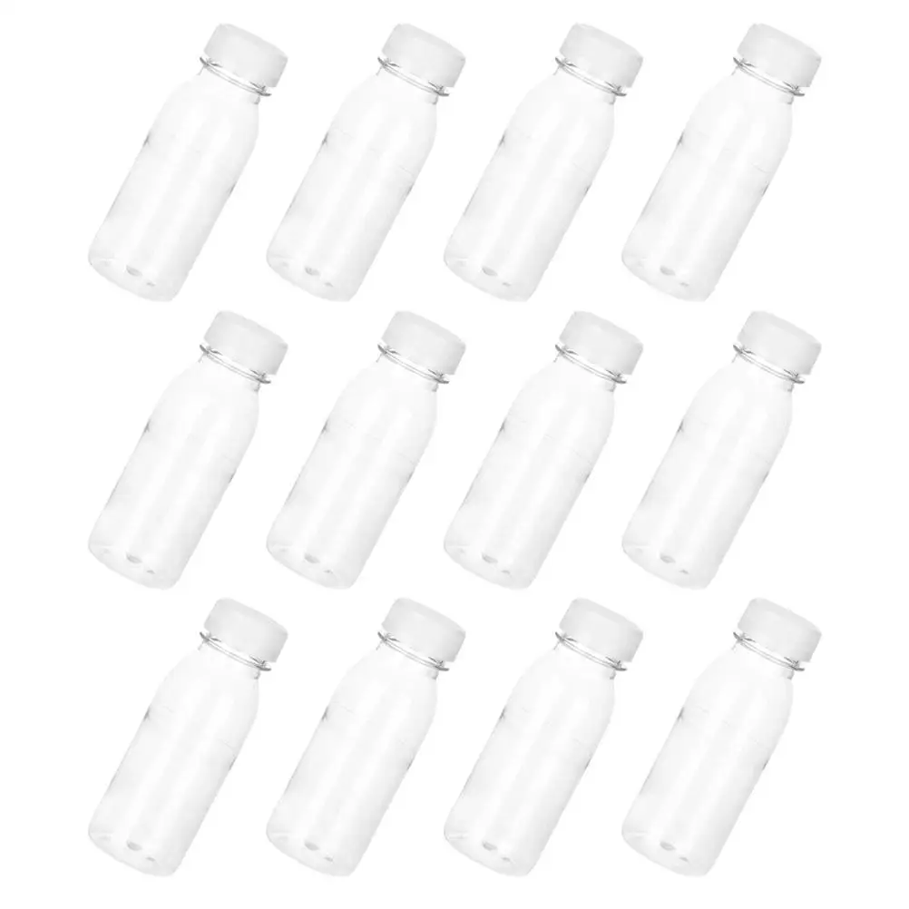 12 Pcs Thick Transparent Plastic Bottles Caps for Beverage Juice Packaging Food Grade Juice Packaging Bottle PET Tea Storage
12 Pcs Thick Transparent Plastic Bottles Caps for Beverage Juice Packaging Food Grade Juice Packaging Bottle PET Tea Storage