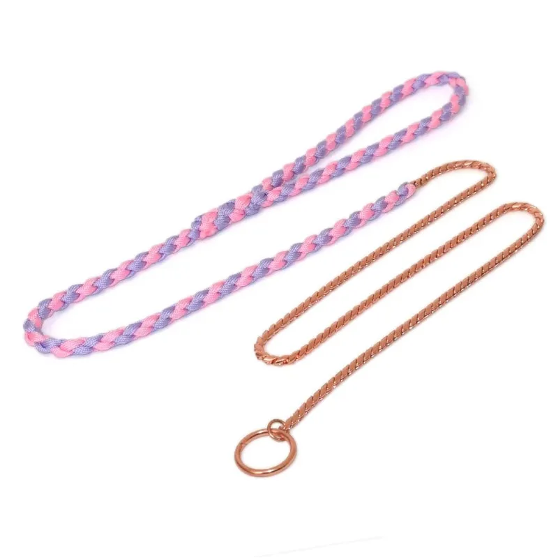 Extremely Durable Dog Slip Rope Leash Multicolor Handmade Dog Chain Show Leashes
Extremely Durable Dog Slip Rope Leash Multicolor Handmade Dog Chain Show Leashes