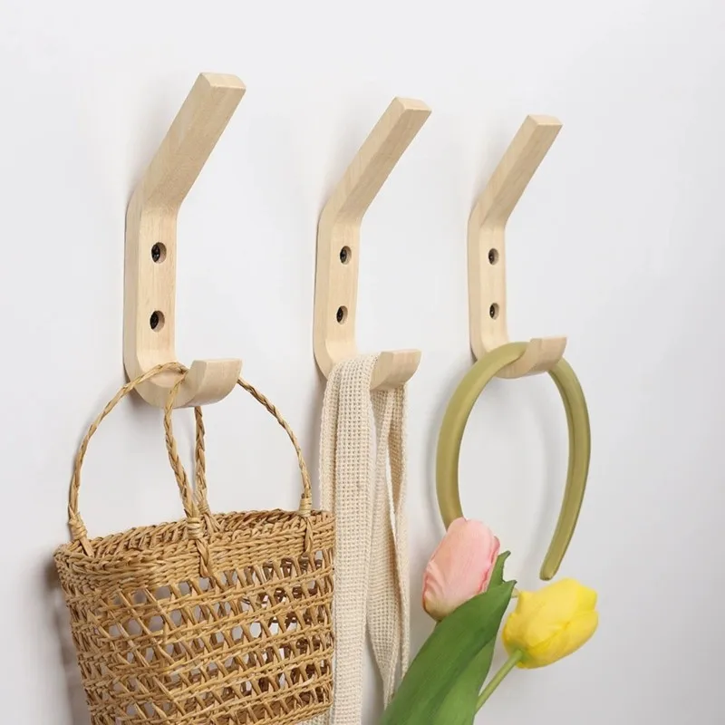 【ORNAMENT】Ideal For Coats And Hats- Nordic Solid Wood Wall Hook-Single& 4-Pack In Natural Wood Color
【ORNAMENT】Ideal For Coats And Hats- Nordic Solid Wood Wall Hook-Single& 4-Pack In Natural Wood Color