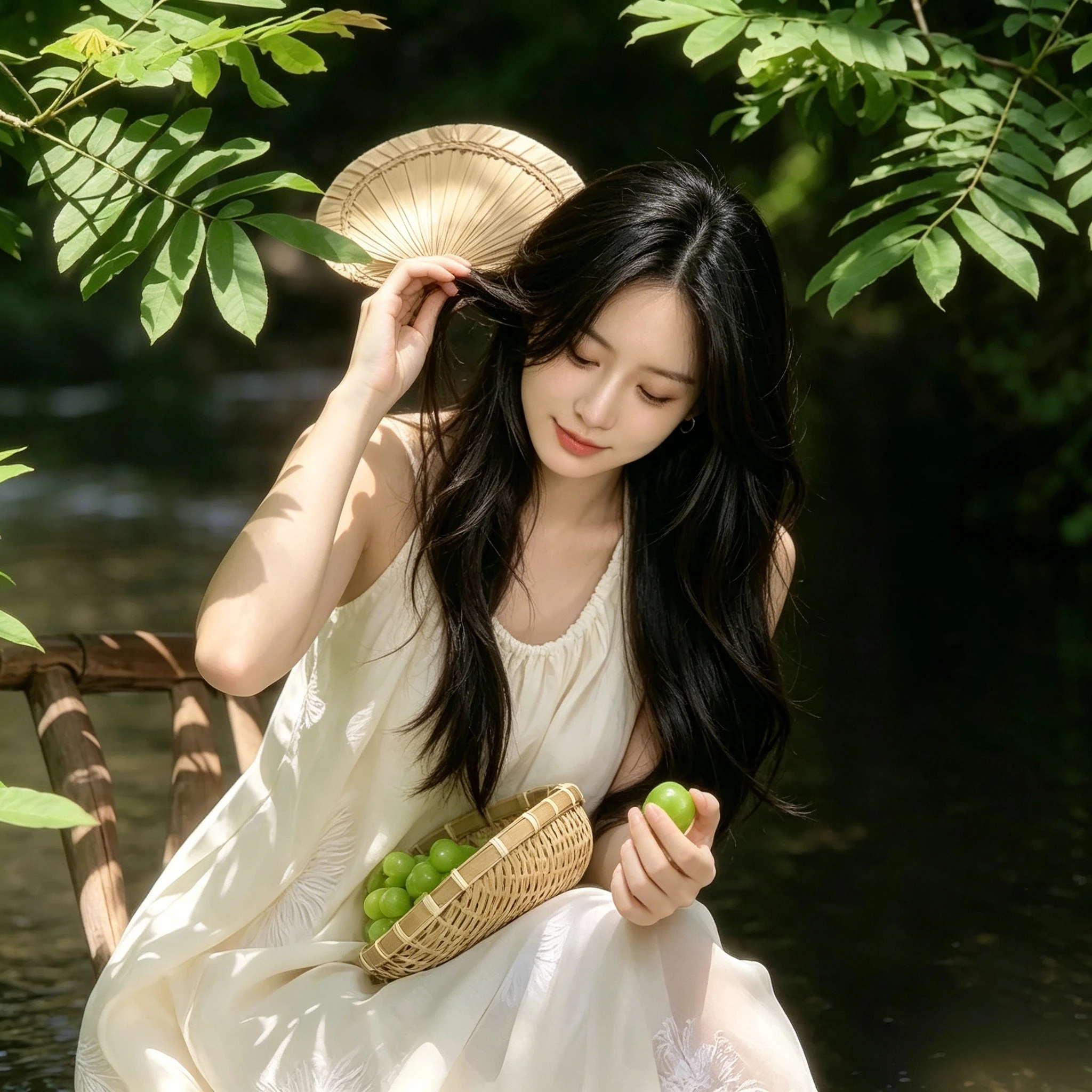 Female wig full set, female internet celebrity, daily wear, synthetic black straight hair temperament, summer new style
Female wig full set, female internet celebrity, daily wear, synthetic black straight hair temperament, summer new style