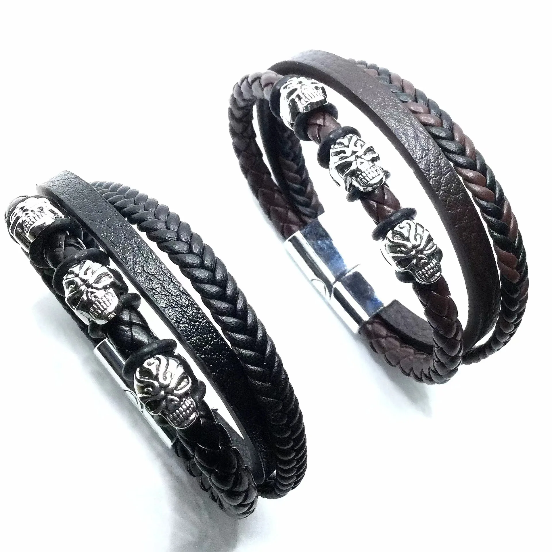 sugar skull bracelet Punk Skull & Star Shaped Alloy & Pu Leather Bracelet
sugar skull bracelet Punk Skull & Star Shaped Alloy & Pu Leather Bracelet
