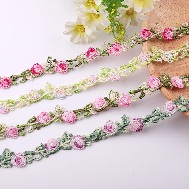 30Yards Water Soluble Lace Fabric 2cm Flower Embroidery Lace Fabric Ribbon Materials Lace Trim encajes para costura
30Yards Water Soluble Lace Fabric 2cm Flower Embroidery Lace Fabric Ribbon Materials Lace Trim encajes para costura