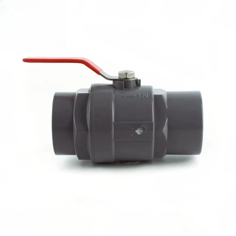 Chinese supplier Plastic PVC two-piece ball valve with stainless steel handle
Chinese supplier Plastic PVC two-piece ball valve with stainless steel handle
